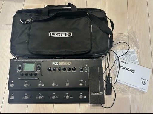 LINE6 POD HD500X ケース付き LINE6 POD HD500X ケース付き (たにたつ) 寝屋川市の