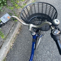 🔵中古車🔵 美品✨　電動アシスト自転車　Panasonic 　ビビ　カギ、充電器付✨　中古自転車　点検調整永久無料✨　整備済み　西宮市の画像