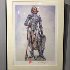 空山基 / ソラヤマ ハジメ  聖女ジャンヌ 版画の画像