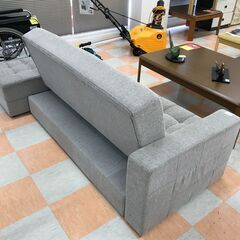 ★※当店アプリ会員様限定！ ジモティ限定価格 始めました！ ★【ｼﾞｬﾝｸﾞﾙｼﾞｬﾝｸﾞﾙ金沢店】 ソファー３人用　ｸﾞﾚｰ W(幅)155×D(奥行き)75×H(高さ)80cm ※クリーニング済みの画像