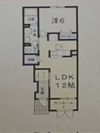 カーテン間取り分