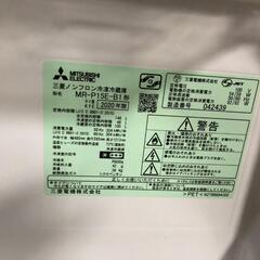 【松本市引き取り限定】MITSUBISHIノンフロン冷凍冷蔵庫146㍑（2020年）の画像