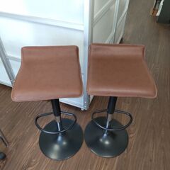 カウンターチェア Nロメオ ２脚セットの画像