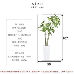 ②パキラ　フェイクグリーン　観葉植物の画像