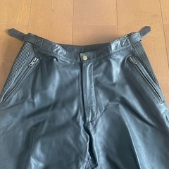 値下げ　バイク用革パンツ、MIGLIA Ｌサイズ、使用少できれいですの画像