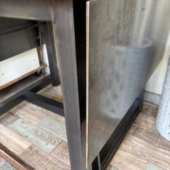 値下げ↓中古◆アイアンテーブル◆上野玄起◆うえのげんき◆鉄造形作家◆ジブリの森の画像