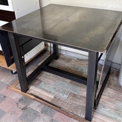値下げ↓中古◆アイアンテーブル◆上野玄起◆うえのげんき◆鉄造形作家◆ジブリの森の画像