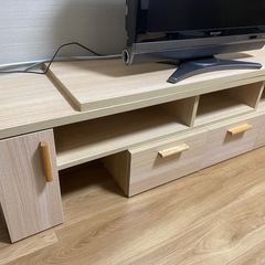 【無料でお譲りします】テレビ台ナチュラルの画像