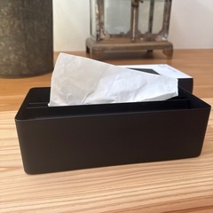 山崎　蓋付きペーパータオルケース タワー ホワイトの画像