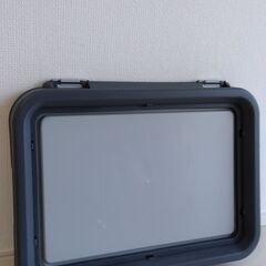＊半月間使用　ペティオ (Petio) 片手でらくらく ドッグトレー グレー 犬用 レギュラー＊お譲りいたしますの画像