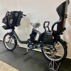 1年保証 送料無料 新品部品多数　パナソニック　20インチ　カーキ色　人気　電動アシスト自転車 g810の画像