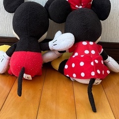 ミッキー&ミニー　ぬいぐるみ
の画像