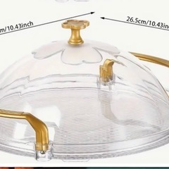 未使用　飲食店　カフェ　喫茶店　プレート　2点セット　ゴールド　アンティーク　トレー　ケーキスタンド の画像