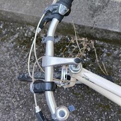 マウンテンバイク クリーム シーエス 26インチ オートライト付き クロスバイク 自転車の画像