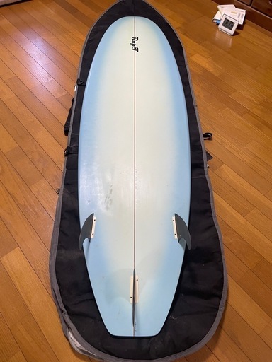 サーフボード6’5 トライフィン　ボードケース付き 