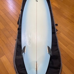 サーフボード6’5 トライフィン　ボードケース付き の画像