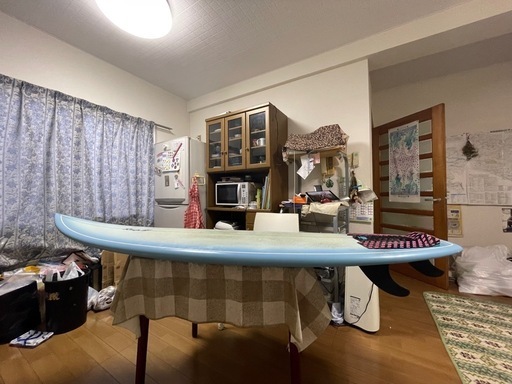 サーフボード6’5 トライフィン　ボードケース付き 