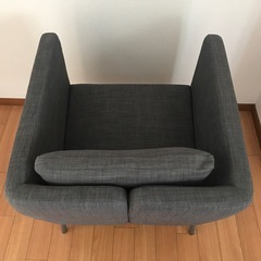 IKEA EKERÖ エーケロー パーソナルチェア, スキフテボー  グレーの画像