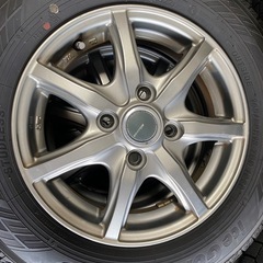 スタッドレスタイヤ　145/80R13  2022年　4本セットの画像