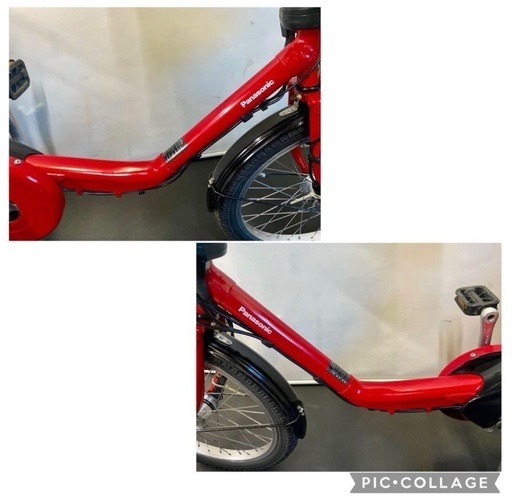 1年保証 新品部品多数　新型　パナソニック　20インチ　赤色　電動アシスト自転車 1年保証 新品部品多数 新型 パナソニック 20インチ 赤色 電動アシスト