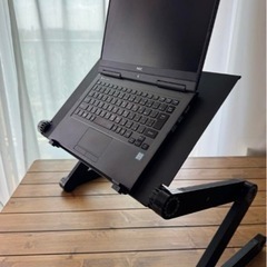 ノートパソコンスタンド タブレットスタンド 折りたたみ式 アルミ製 の画像