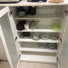 ★食器棚★キッチンボード★キッチンカウンター★キッチンキャビネット★カップボード★奥行き40✖️横幅120✖️高さ115★の画像