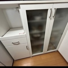 ★食器棚★キッチンボード★キッチンカウンター★キッチンキャビネット★カップボード★奥行き40✖️横幅120✖️高さ115★の画像