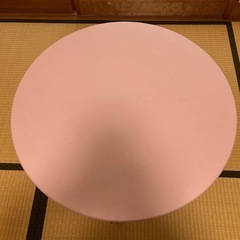 木製折り畳みローテーブルの画像