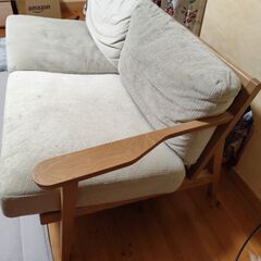 お値下げ！　2人掛けソファの画像