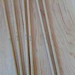 編み物竹製棒針の画像