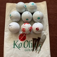 ハワイ　コオリナゴルフクラブ　ボール　NIKE グリーンフォーク...