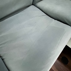 IKEA ソファ VINLIDEN 3人がけ ライトターコイズ カウチソファの画像