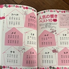 赤ちゃんの名付け本の画像