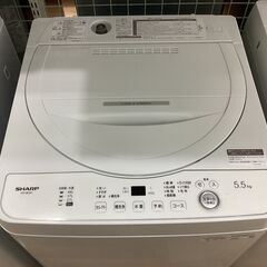 2024年製！SHARP 全自動洗濯機 (ES-GE5H-W)　【トレファク東久留米店】の画像