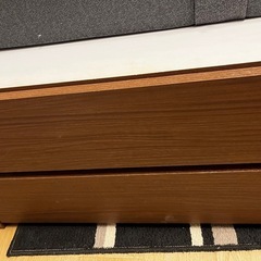 【引渡予定者　確定済み
】ニトリ　大容量ベッドフレーム　セミダブルの画像