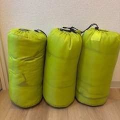 寝袋　3個の画像