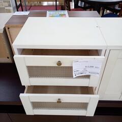 リユースのサカイ太田店★ジモティ割あり★  収納棚 ホワイト H50×D39×W50 クリーニング済み OJ10338の画像