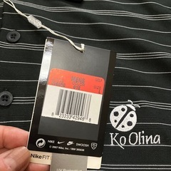 訳あり新品未使用　NIKE ゴルフポロシャツ　ハワイコオリナ　Lサイズてんとう虫の画像