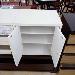 リユースのサカイ太田店★ジモティ割あり★  収納棚 ホワイト H50×D39×W50 クリーニング済み OJ10339の画像