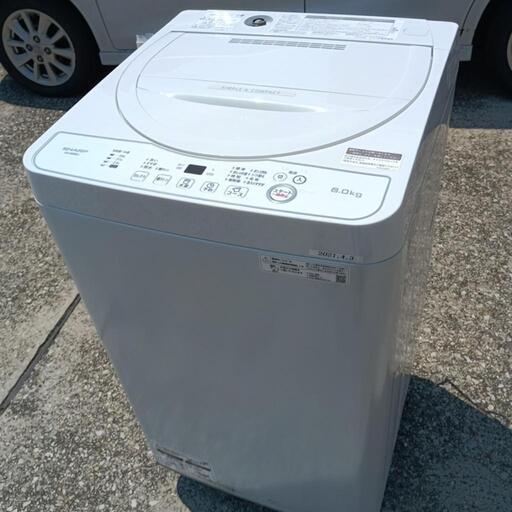 USED【SHARP】全自動洗濯機2021年製品6.0kg (cms7077) 姫路の