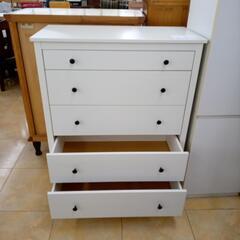 リユースのサカイ太田店★ジモティ割あり★ IKEA チェスト ホワイト H113×D44×W90 クリーニング済み OJ10342の画像