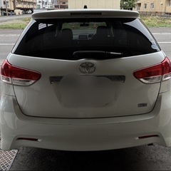8/7まで掲載　　トヨタ　平成22年ウィッシュ　4WD 車検９月まで有りですが一時抹消渡しです。の画像