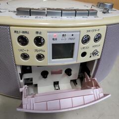 東芝 ラジカセ スマホ連携 リモコン付 ワイドFMの画像