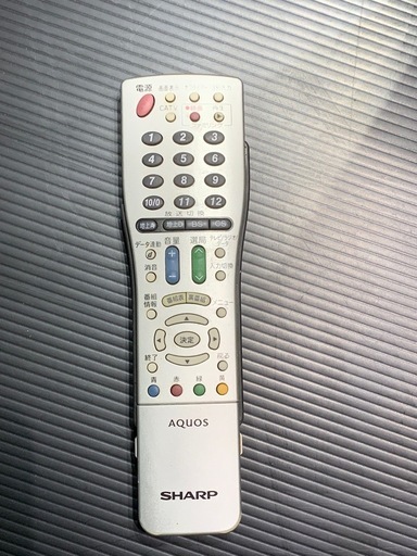 激安 SHARP AQUOS 32型液晶カラーテレビ リモコン付き (im-plan