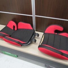 使用感あり マムズキャリー メッシュハイバックジュニアシート B-178 15kg～36kg ブラック×レッド 車用 中古 Jrシート 苫小牧西店の画像