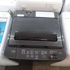 2024年製 ヤマダオリジナル 5.5kg 全自動洗濯機 YWM-T55LK RORO ブラック YAMADASELECT ヤマダ電機 洗濯機 新生活 札幌 北20条店の画像