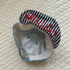 ミッキー　ボーダー　42cmくらい　帽子　キャップの画像