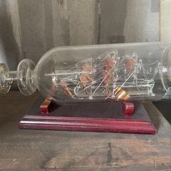 壺　花瓶　花台　ボトルシップ　アンティーク品の画像