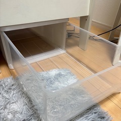 クリア収納ケース4個の画像