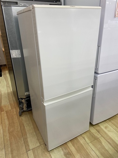【中古美品】AQUA 冷蔵庫 AQR-E13H(W) 126L 2018年製 AQUA 中古 LGB-AQRE13H 冷蔵庫 126L アクア AQR-E13H-W ボトム